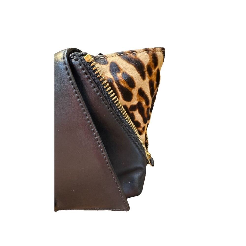 Kate Spade New York Varick Street Abbie Satchel Crossbody Leather Leopard Print - Picture 5 of 16